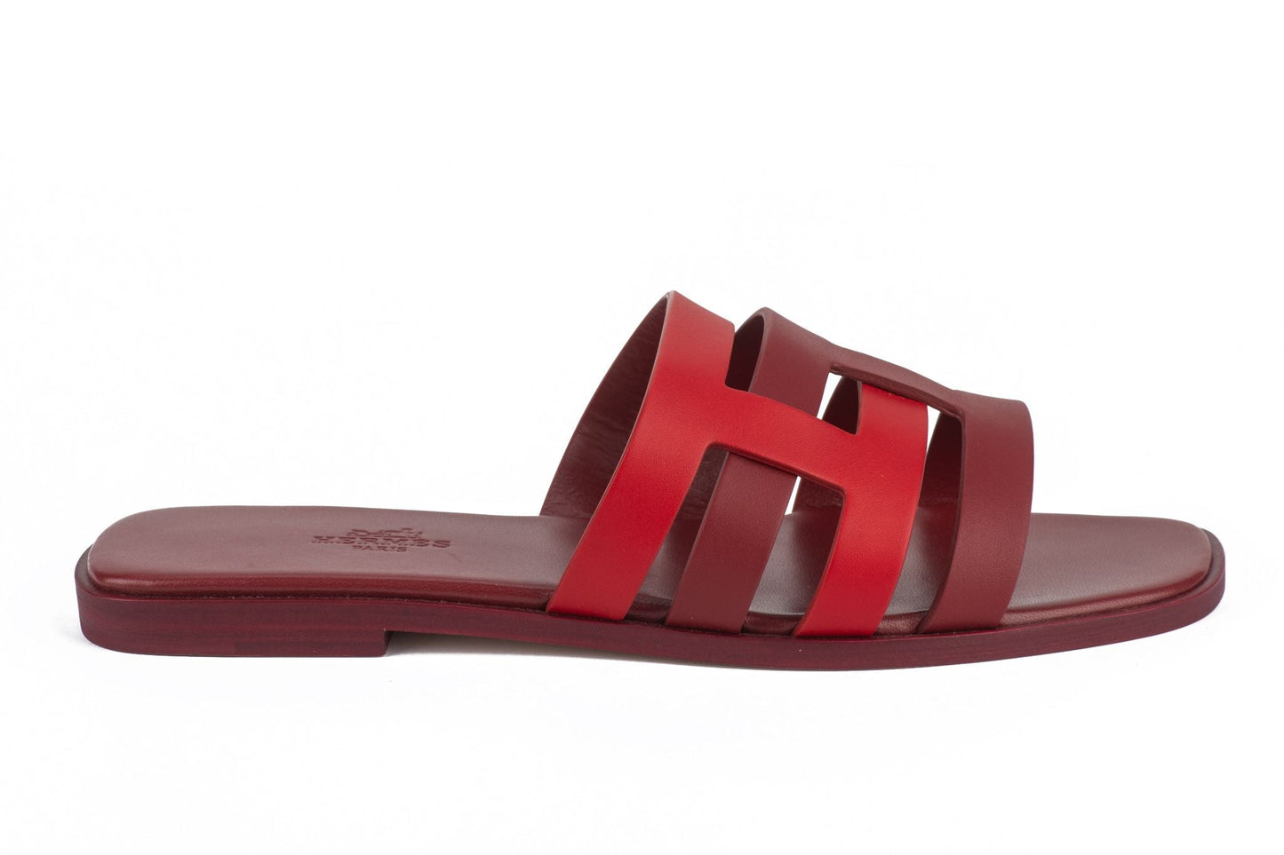 Hermes New Amore Sandal Rouge Grenat