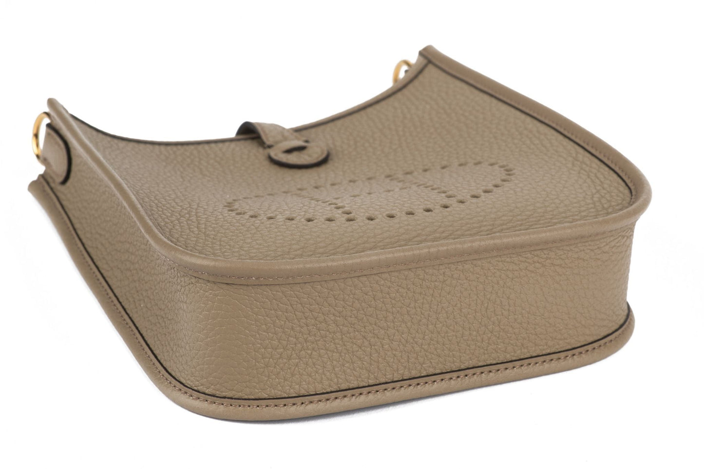 Hermes New Sage Mini Evelyne Gold