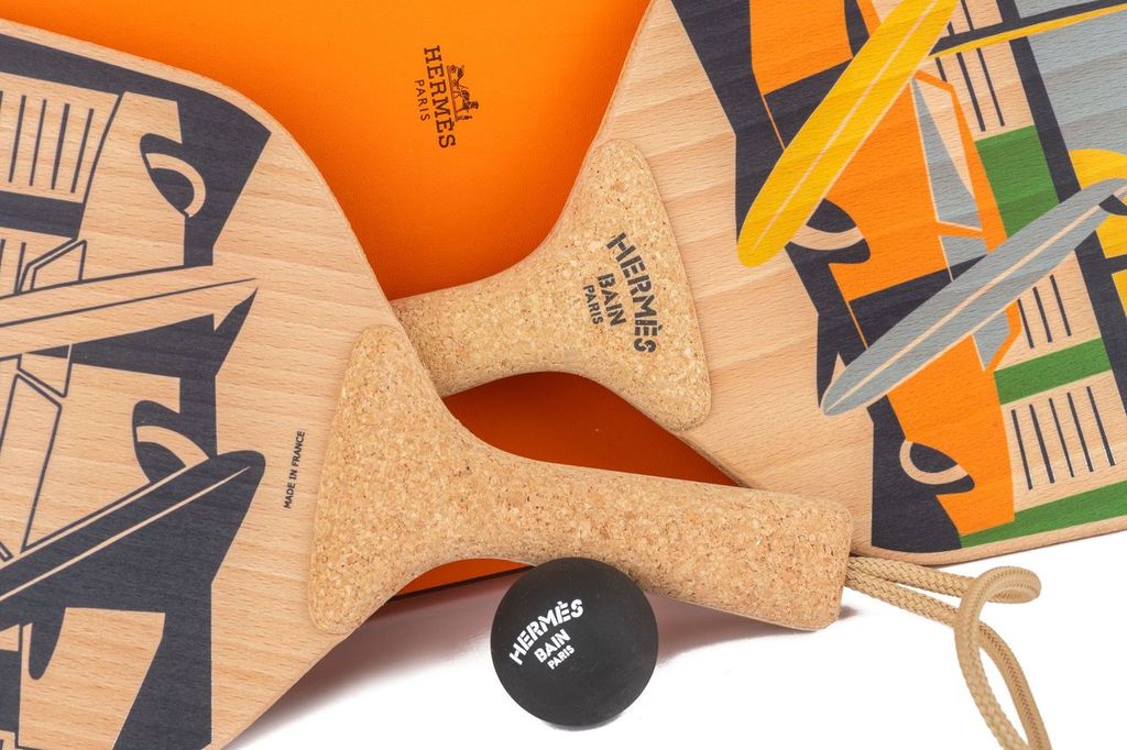 Hermes Set of 2 BNIB Beach Rackets