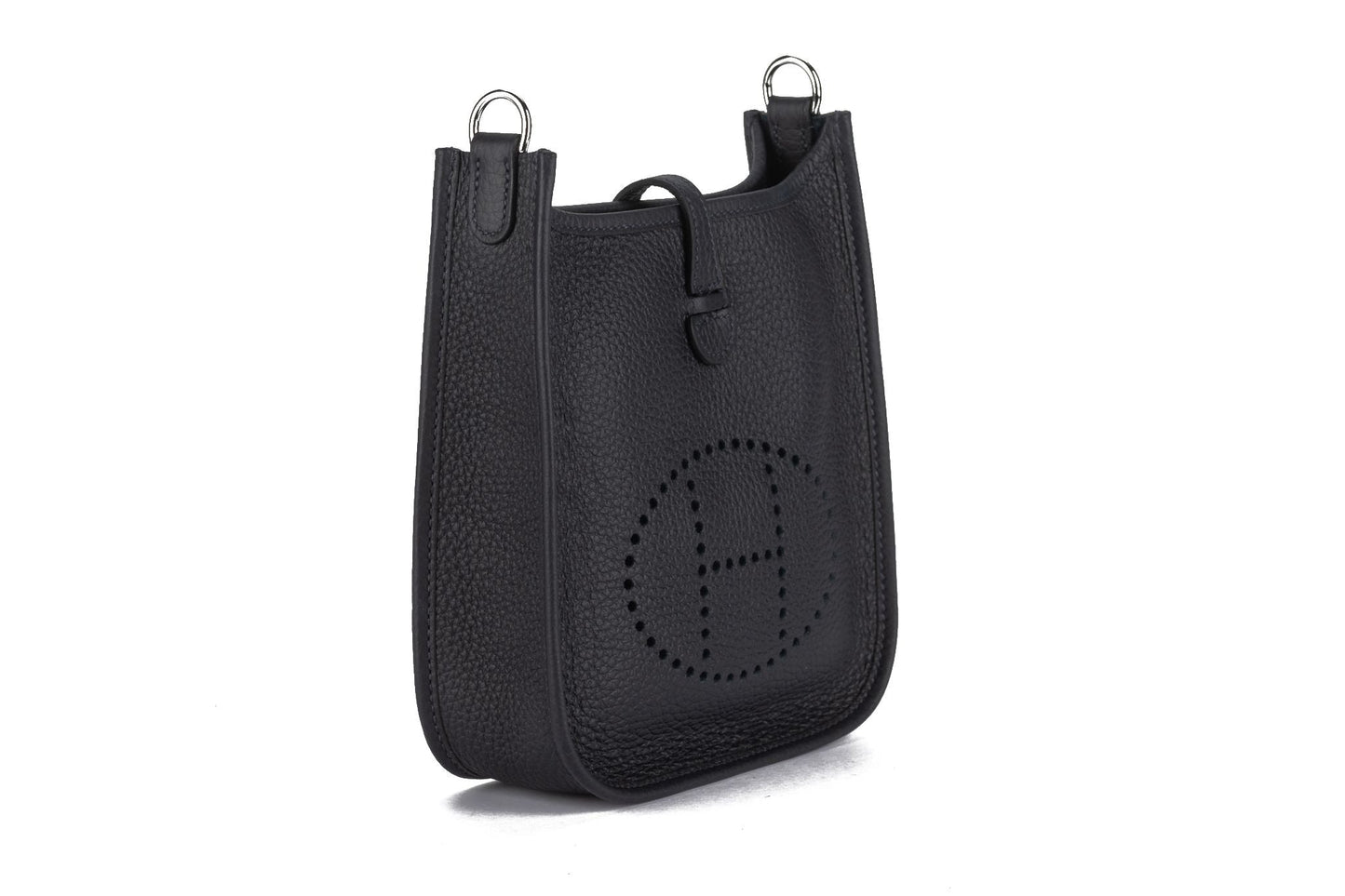 Hermes Mini Evelyne Bag Indigo Blue