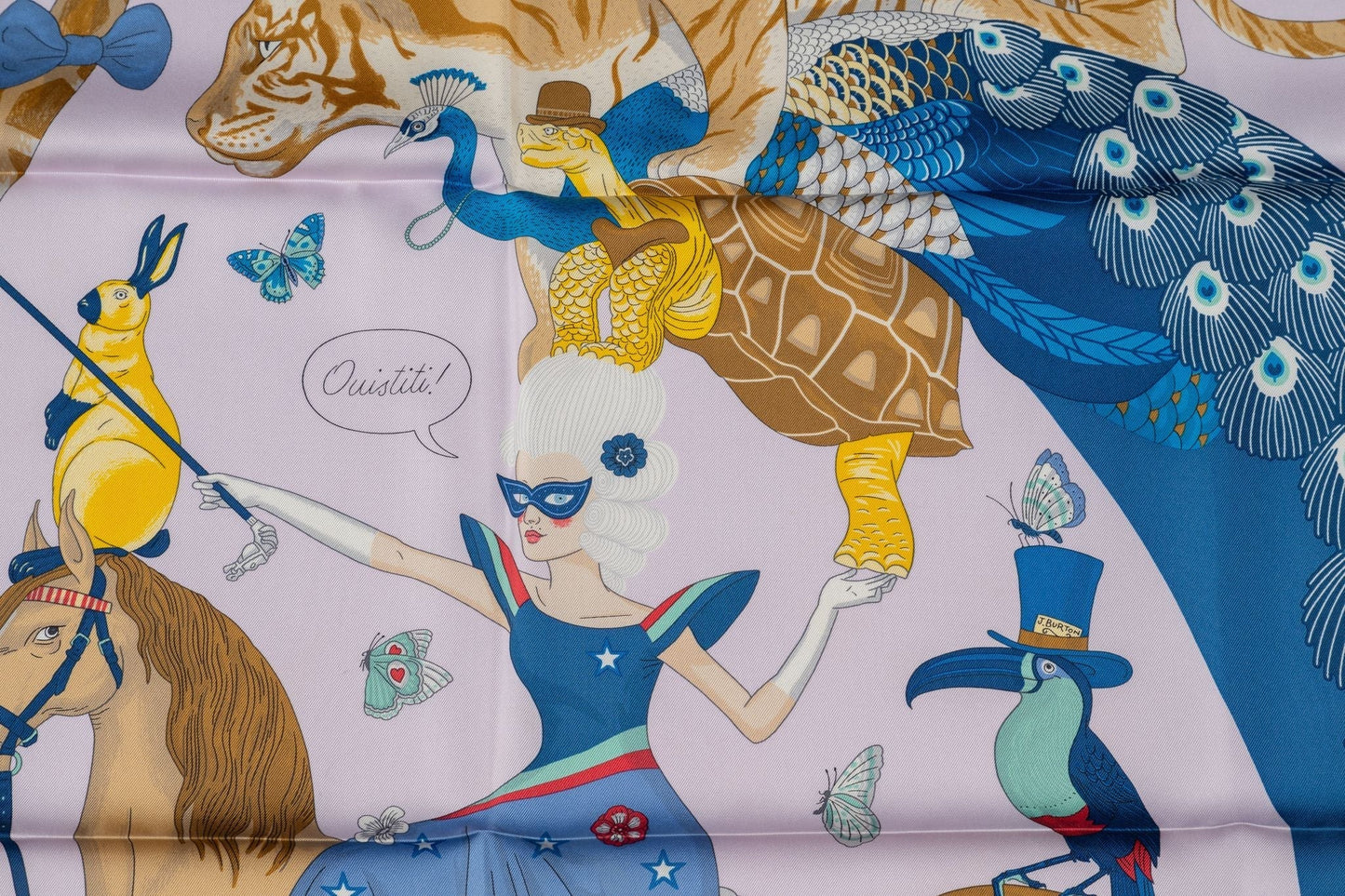 Hermes New Beige "Story" Scarf
