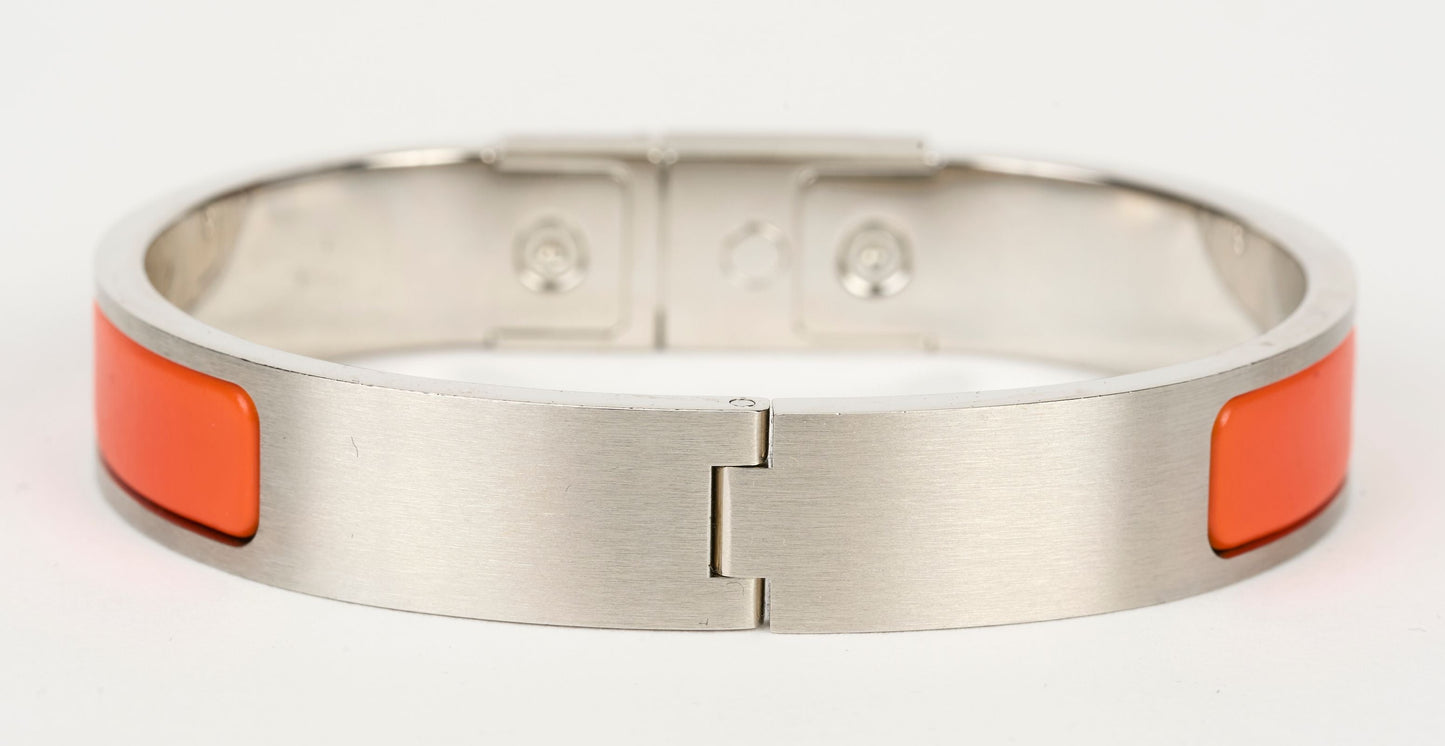 Hermes Mini Orange Clic Kelly Bracelet
