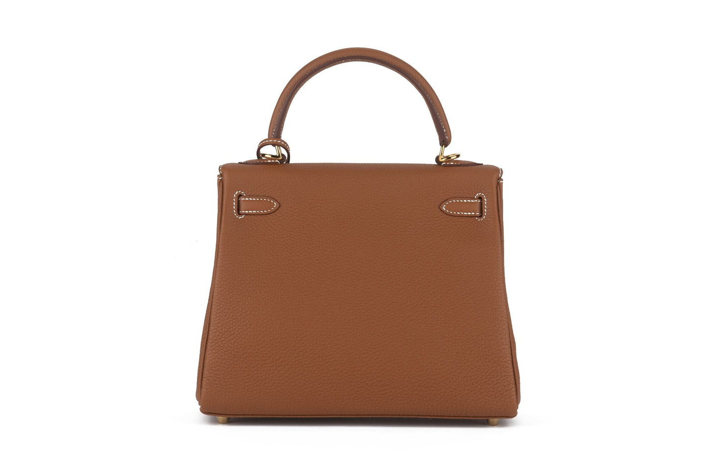 Hermes New Kelly 25 Retournè Gold Togo