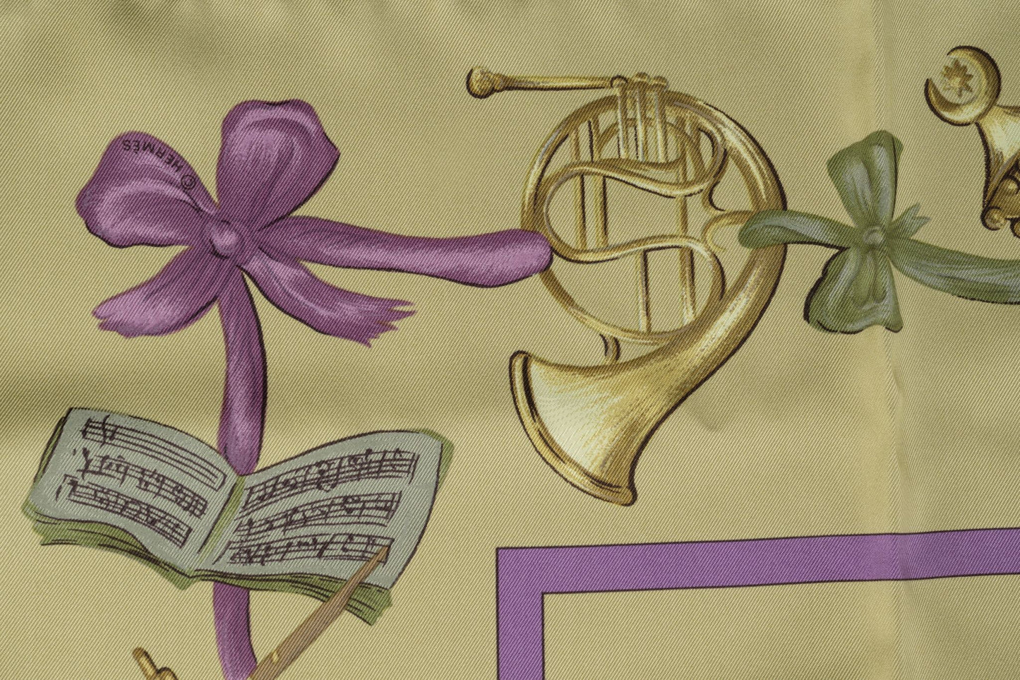 Hermes âœLa Danseâ? Rare Silk Scarf