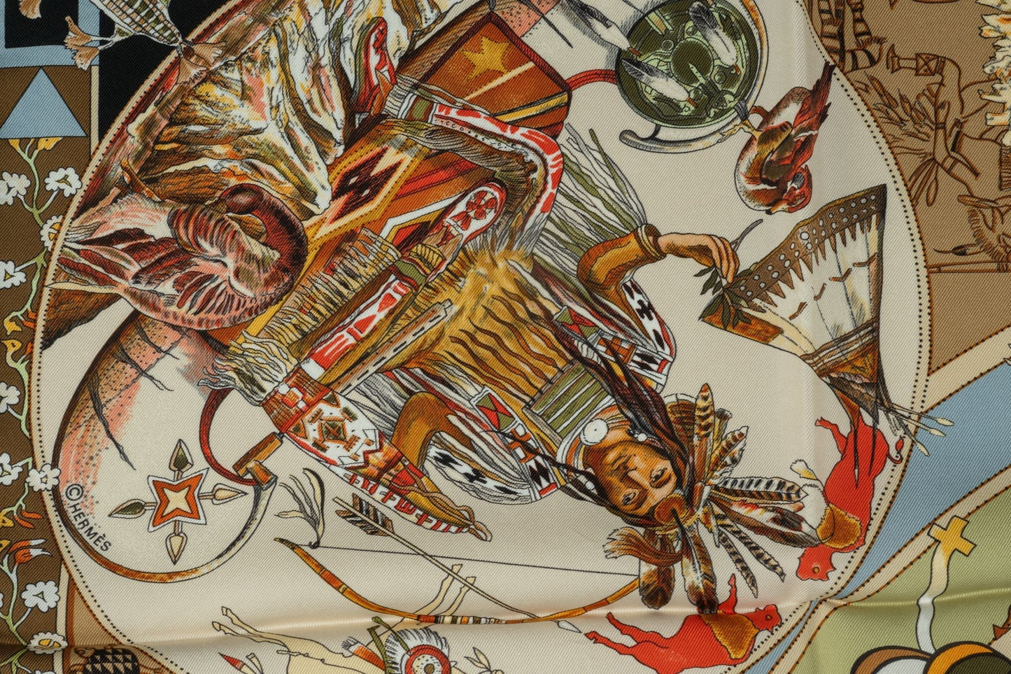 Hermes "Les Mythologies Des Homme" Scarf