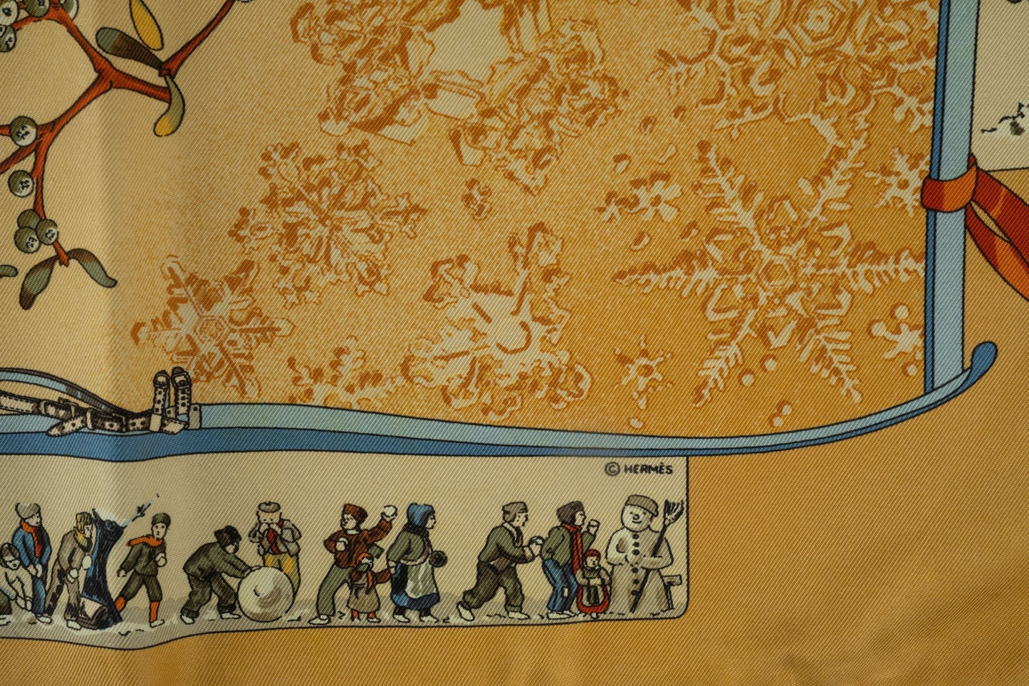 Hermes "Neige d'Antan" Silk Scarf