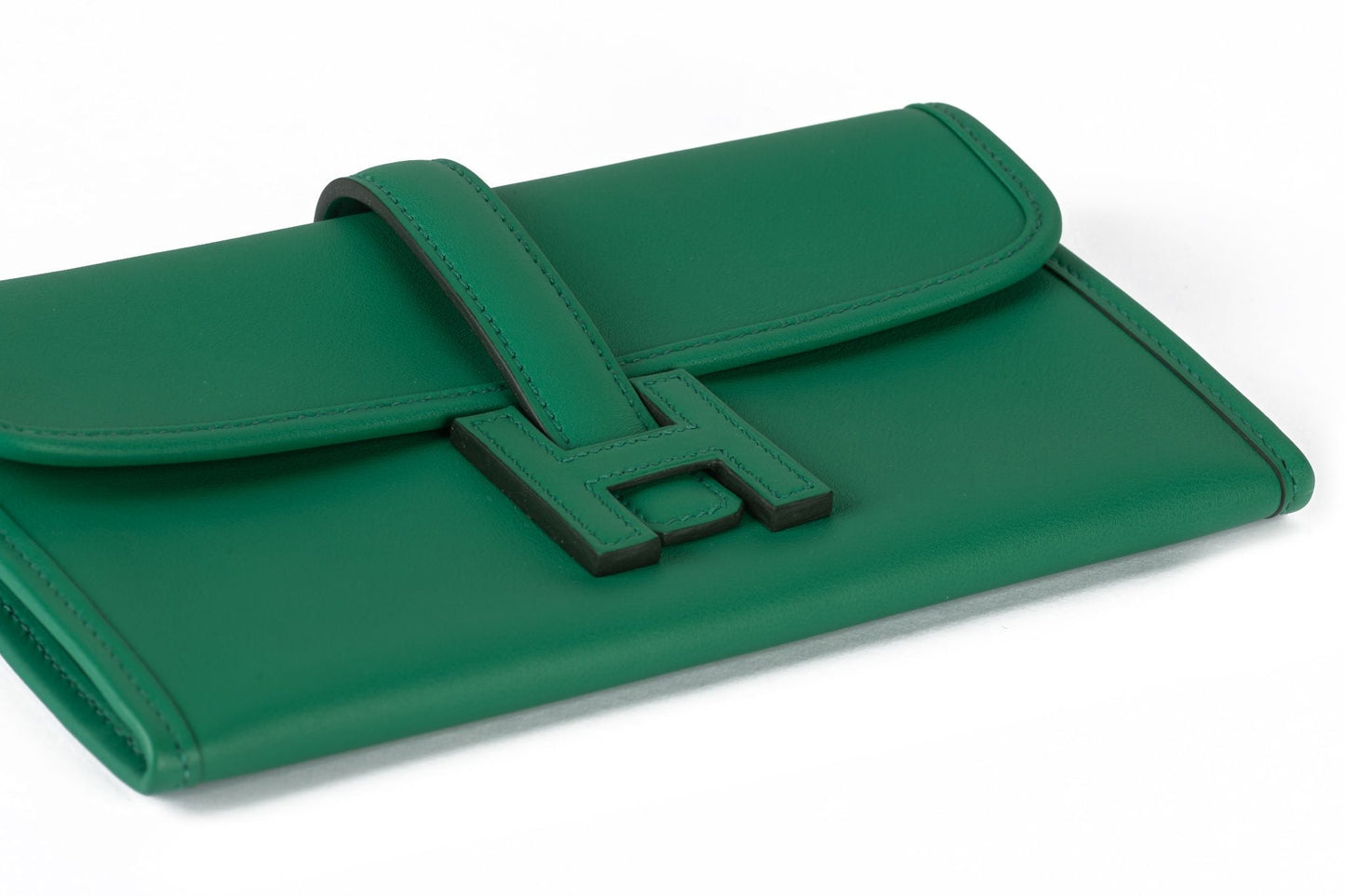 Hermes Bamboo Swift Jige Elan Clutch