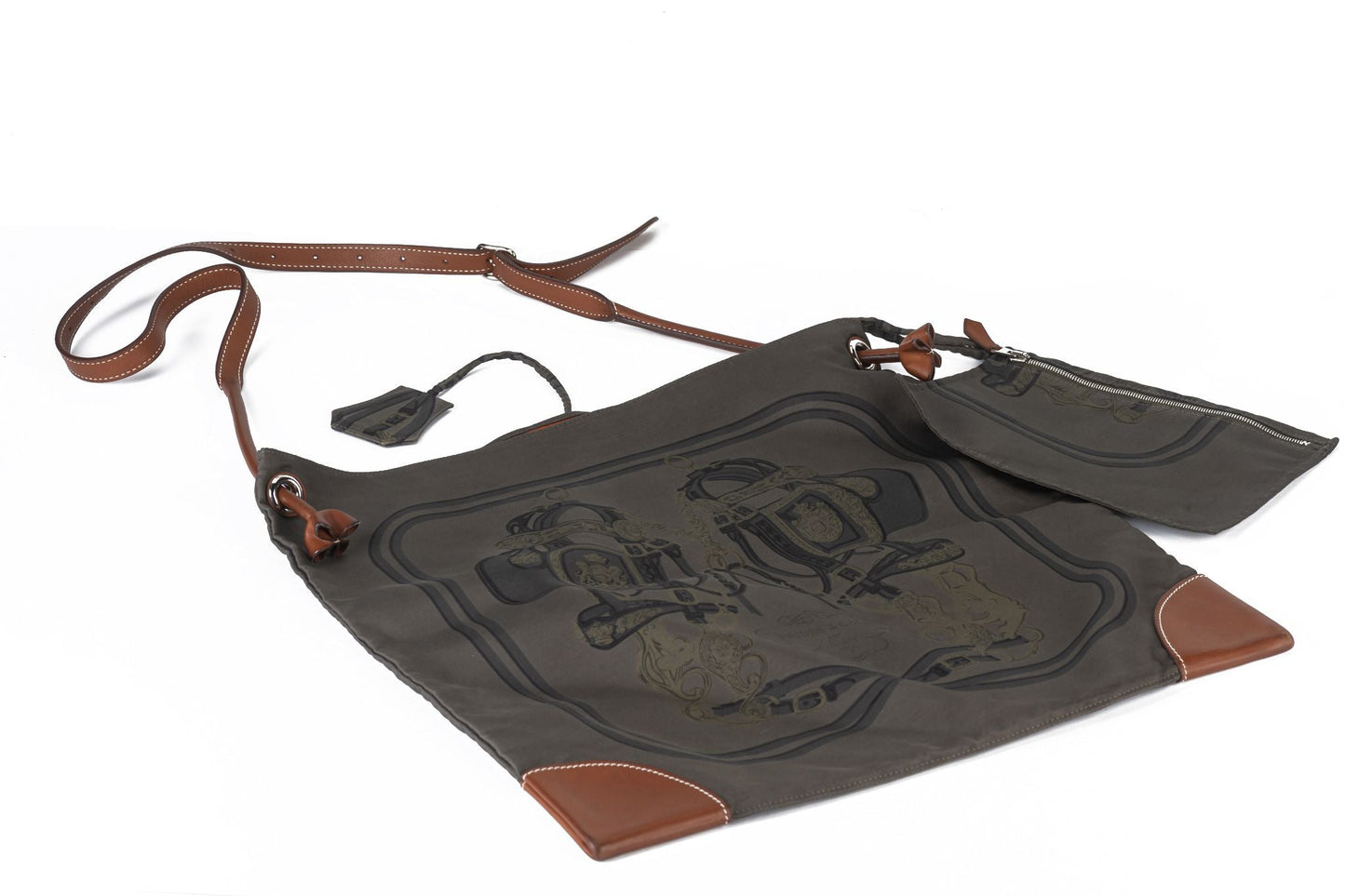 Hermes Silky City Printed Handbag