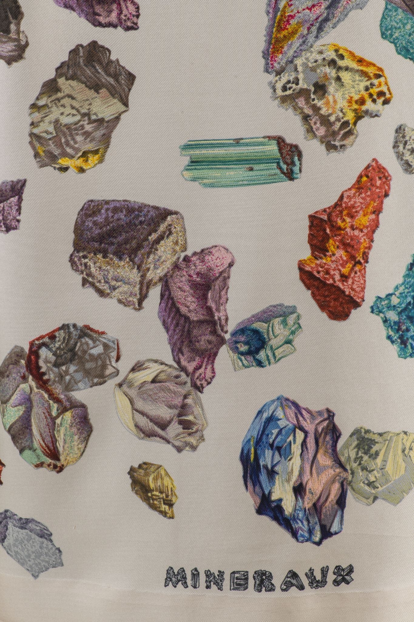 Hermes "Mineraux Geo Rock" Silk Shirt