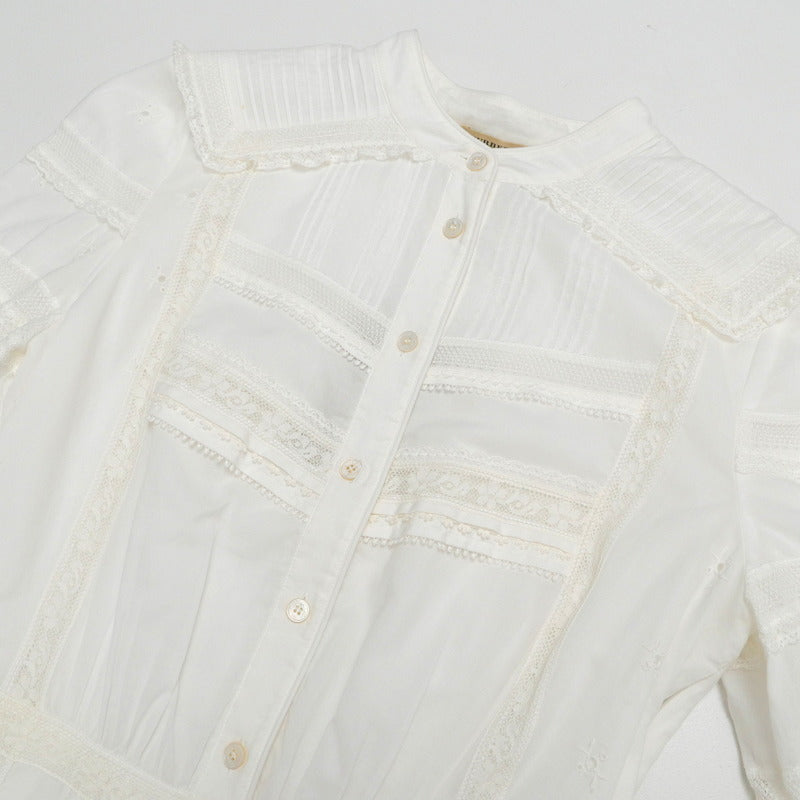 BURBERRY one piece 4068673/68B cotton off white Women UK8