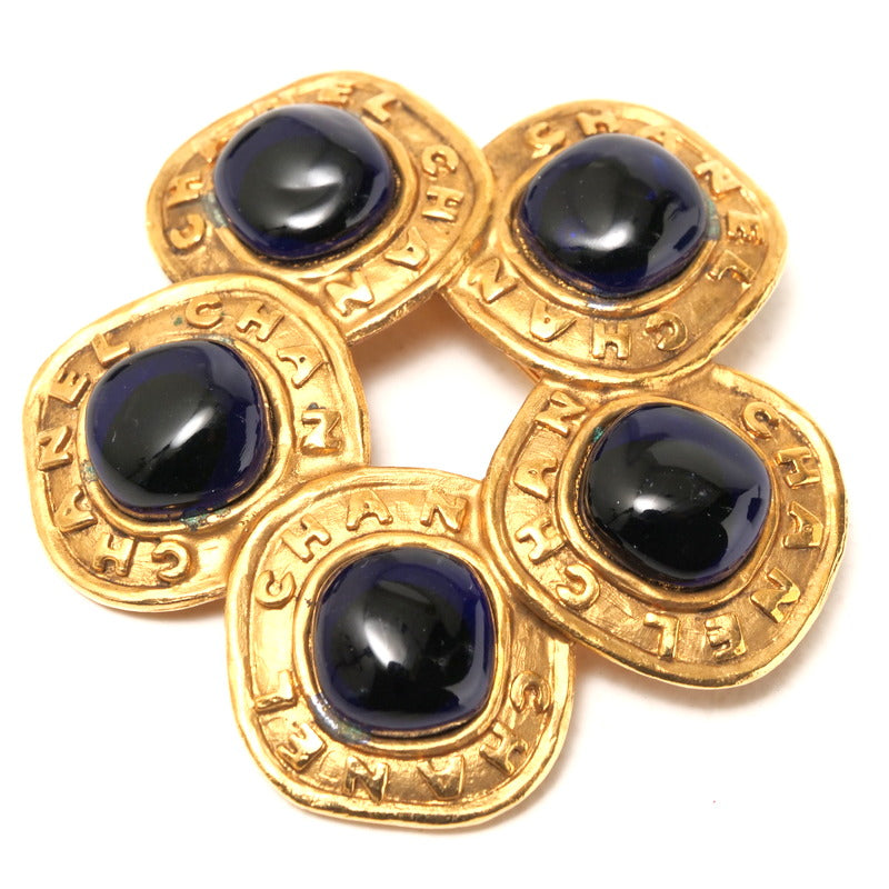 CHANEL Brooch Gold Plated gold vintage Gripoa 26 Women
