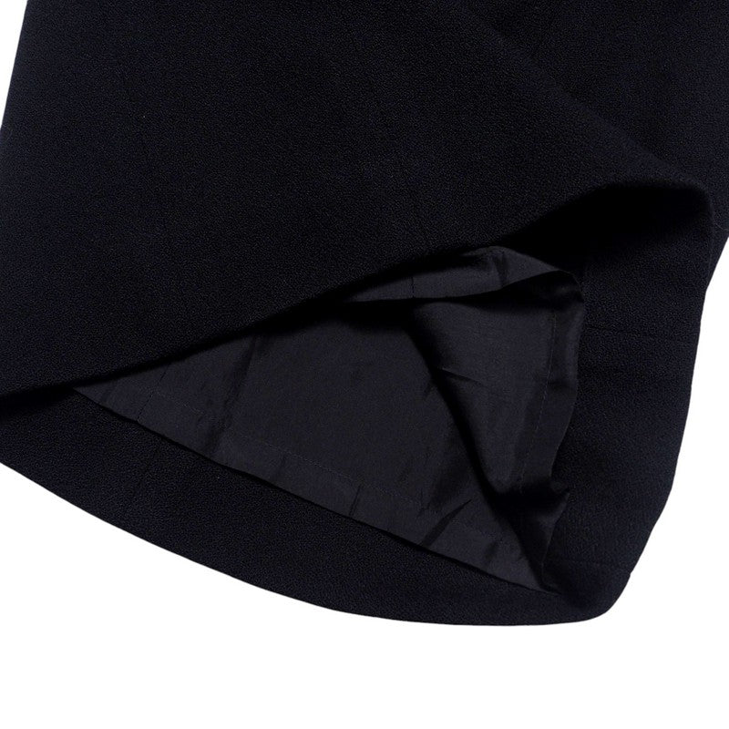 CHANEL skirt wool black P29872 Women 34