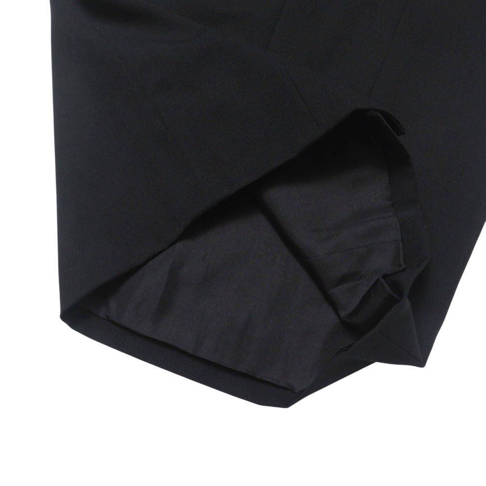 CHANEL skirt P05731 wool black Women 38