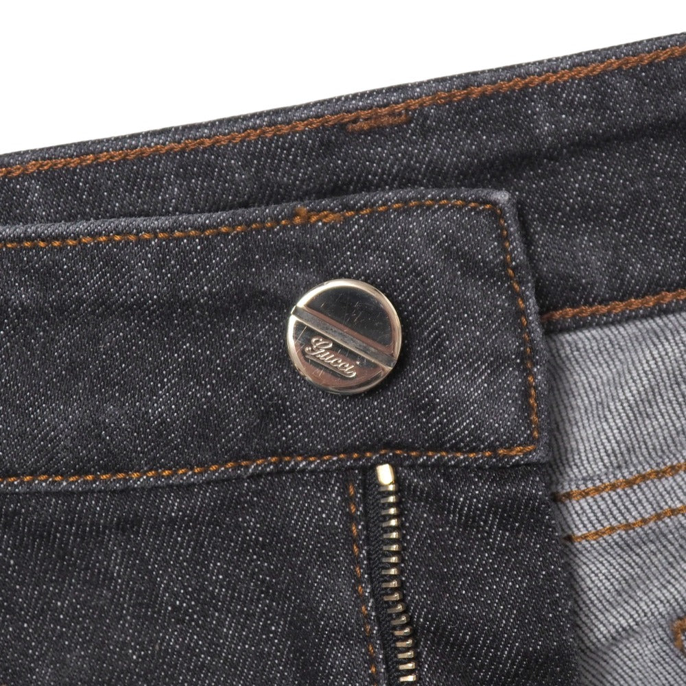 GUCCI Mini skirt cotton Black type 166827 XZ007 40