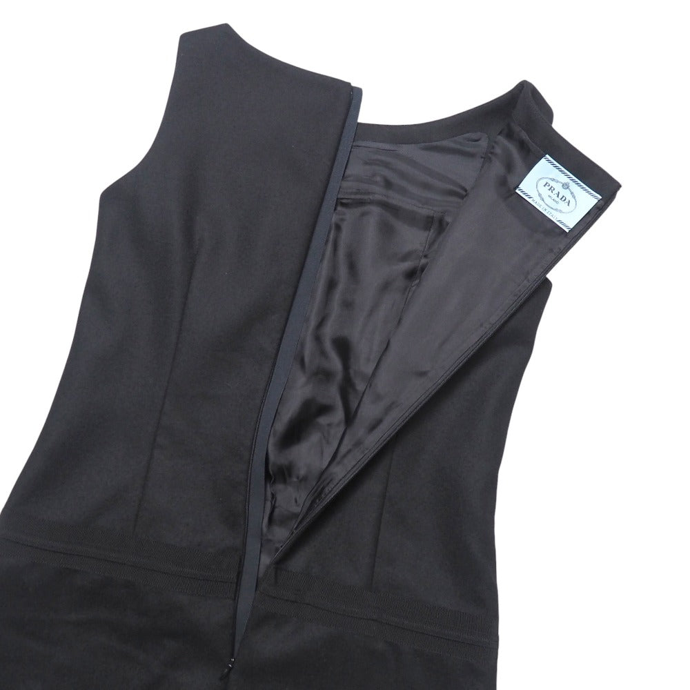 PRADA one piece 100% wool black P31Z1 S152 1JTT 42