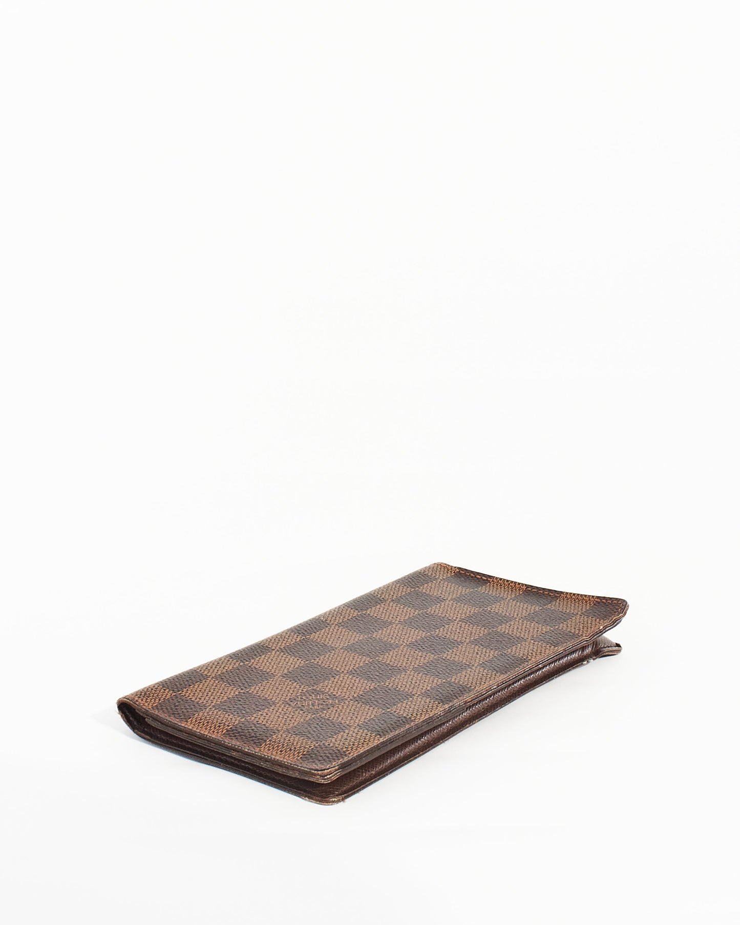 Louis Vuitton Damier Ebene Canvas Pattern Brazza Wallet