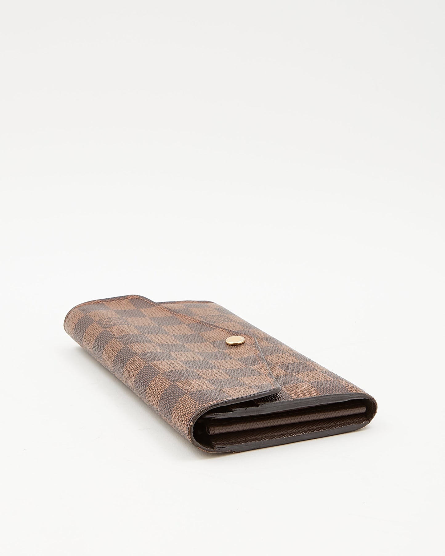 Louis Vuitton Damier Ebene Canvas Josephine Flap Wallet