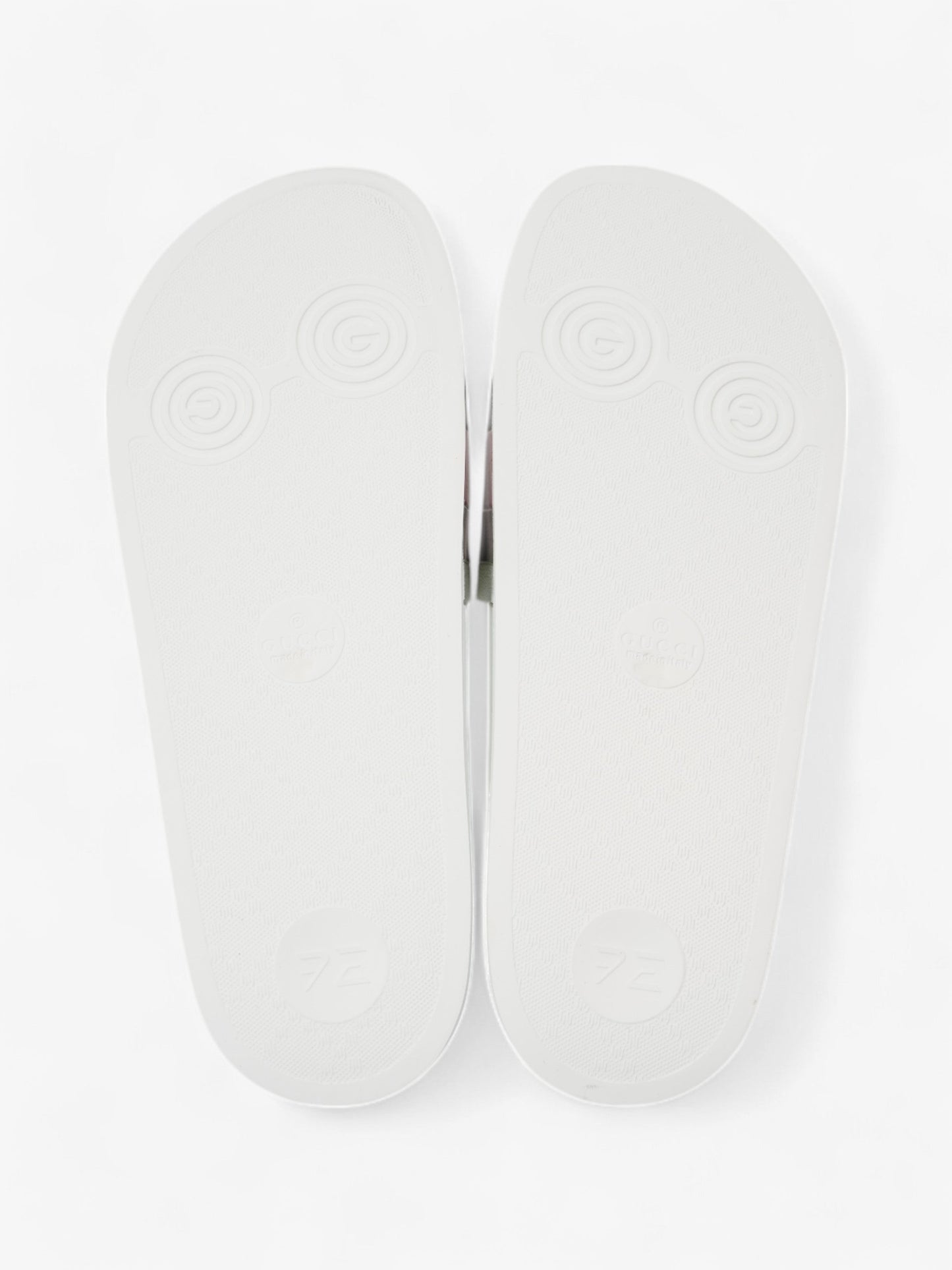 Gucci Gucci Slides White / Green / Red Rubber EU 42 UK 8