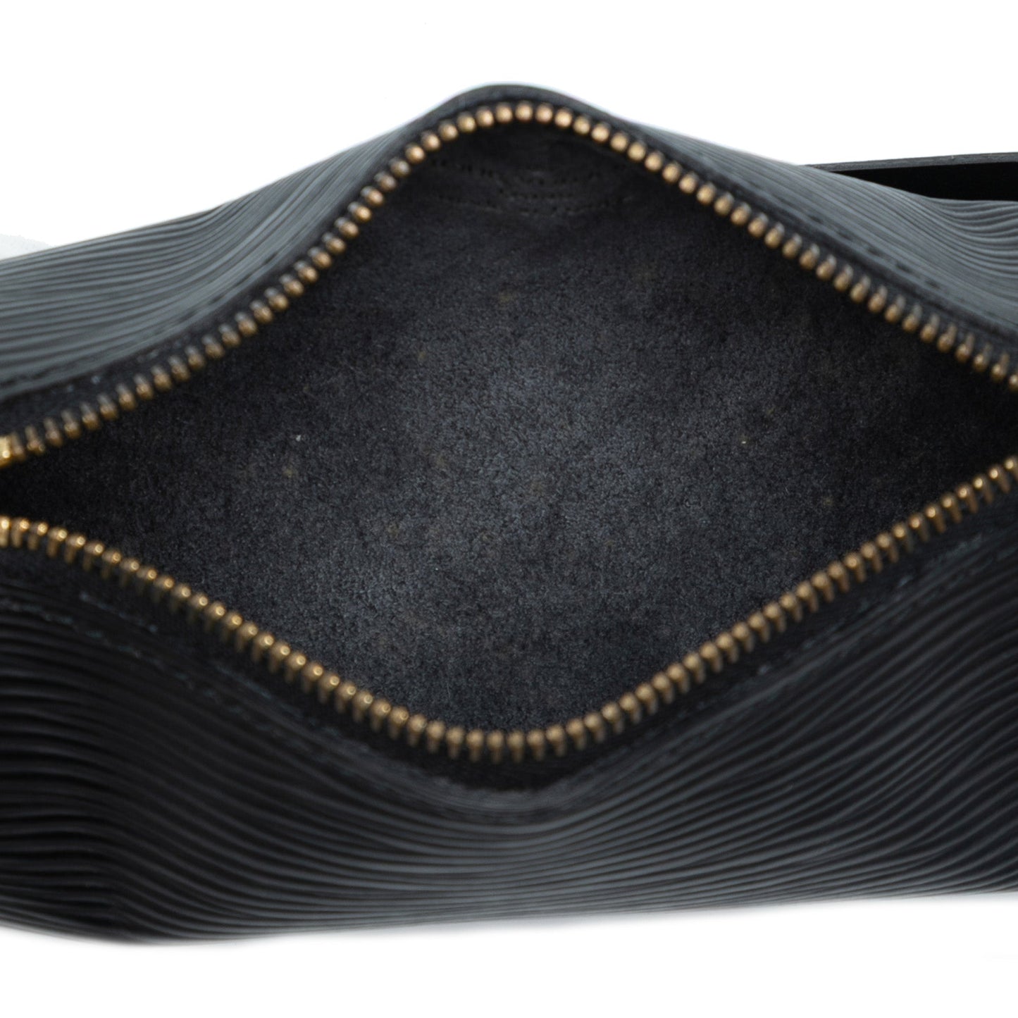 Black Louis Vuitton Epi Pochette Papillon Handbag