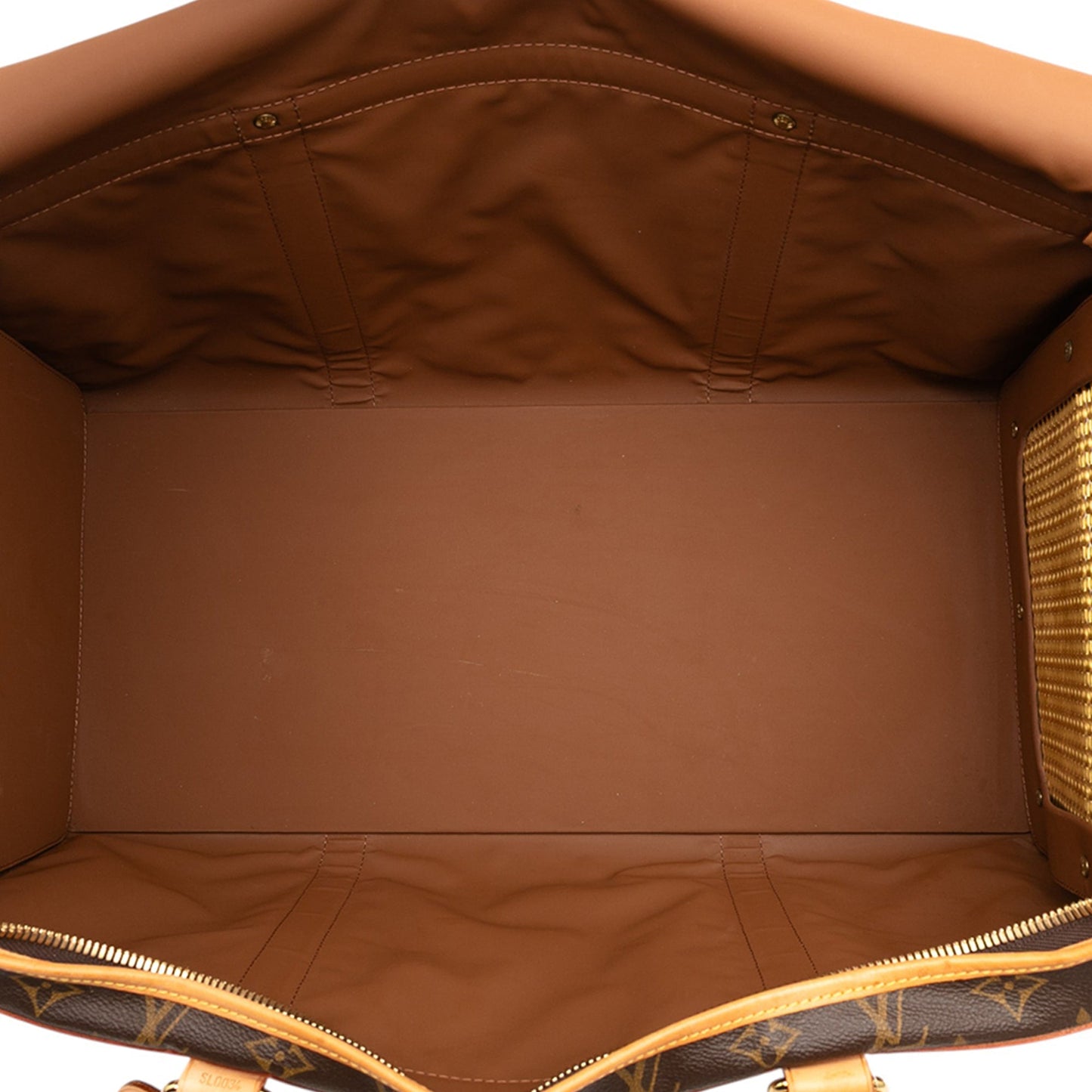 Brown Louis Vuitton Monogram Sac Chien Pet Carrier 50 Travel Bag