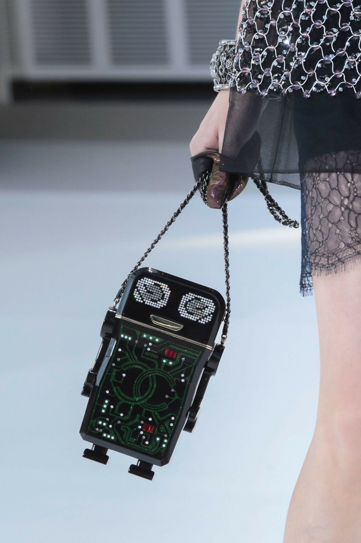 Chanel 2017 Data Center Runway Robot Minaudière