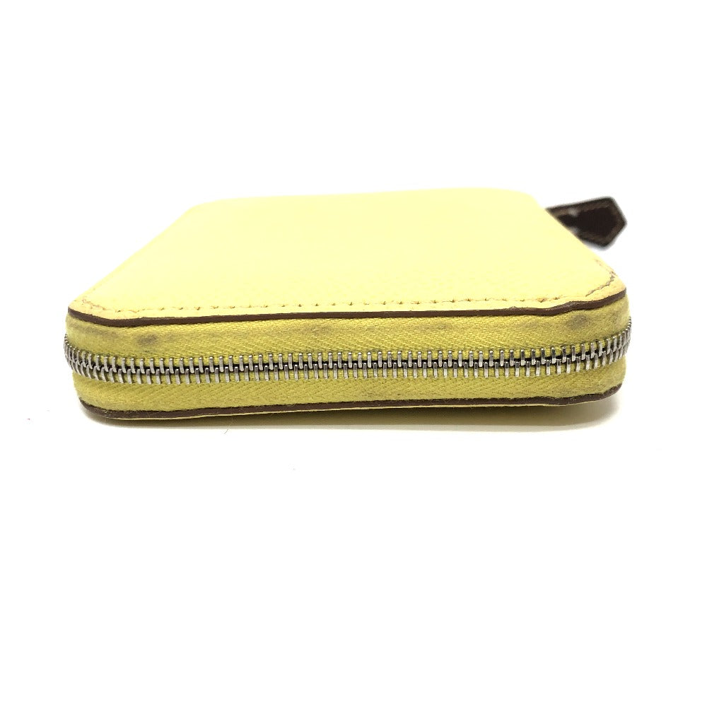 HERMES Folded wallet Epsom Multicolor/Silver Metal Azap compact Women