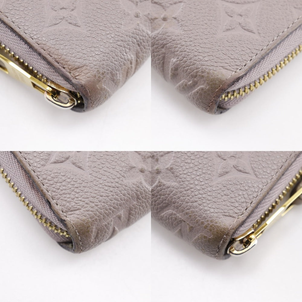 LOUIS VUITTON Long Wallet Purse M69034 Monogram Ann Platt gray Zippy wallet Women