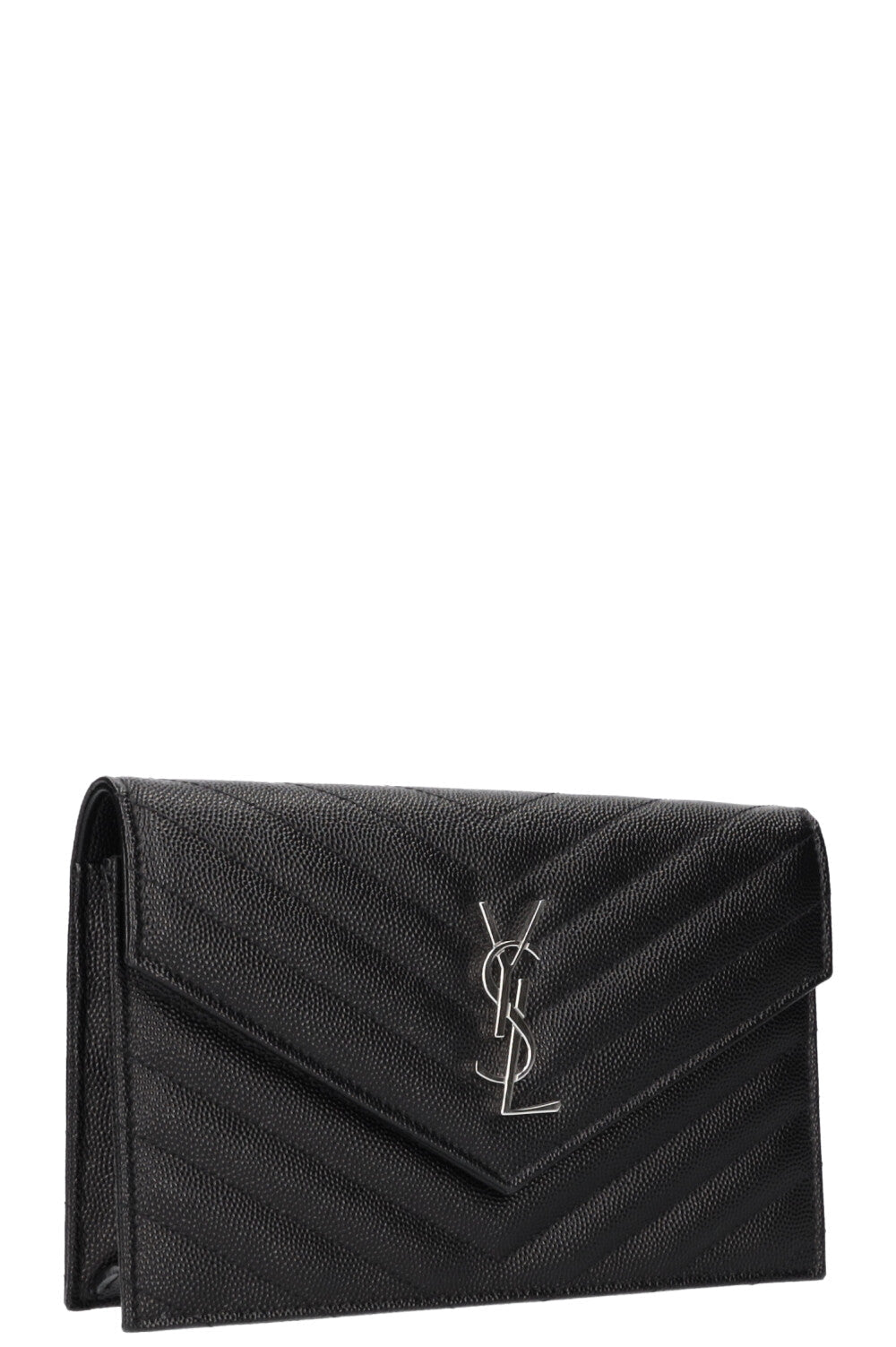 SAINT LAURENT Cassandre Envelope WOC Black