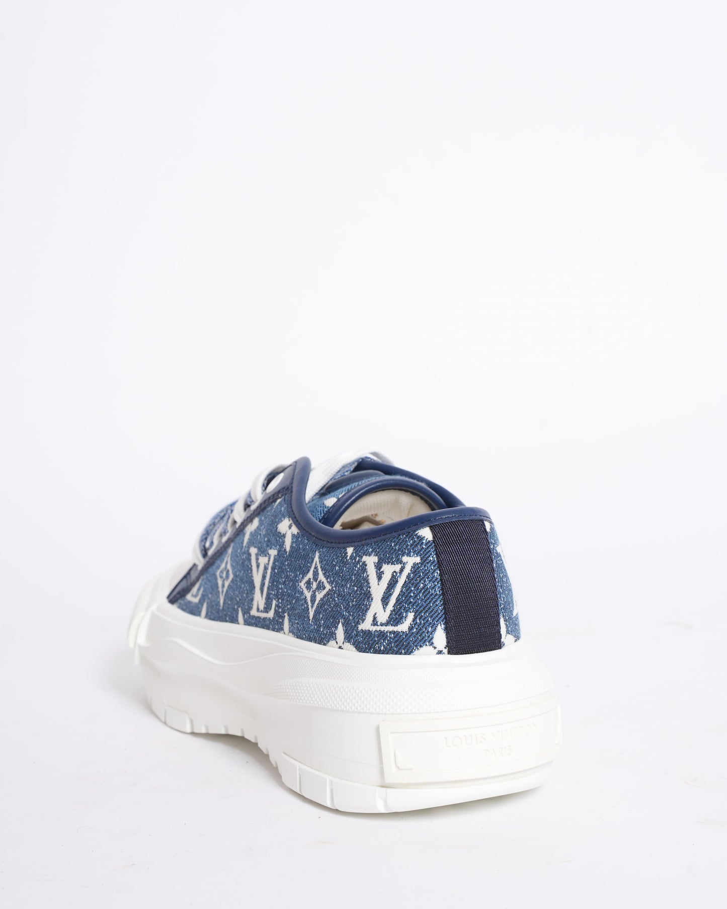 Louis Vuitton Bicolor Monogram Denim Squad Sneakers