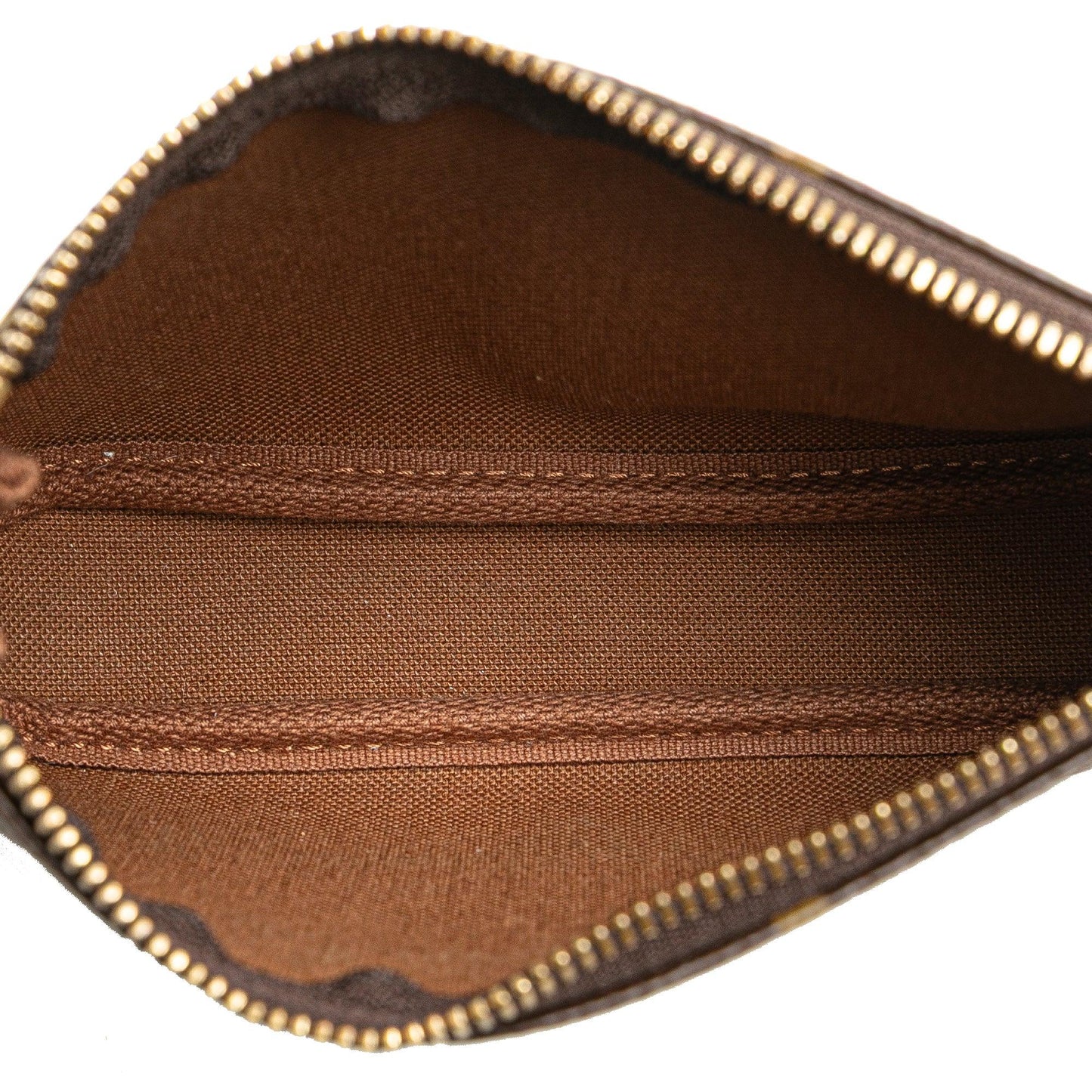 Brown Louis Vuitton Monogram Mini Pochette Accessoires Handbag