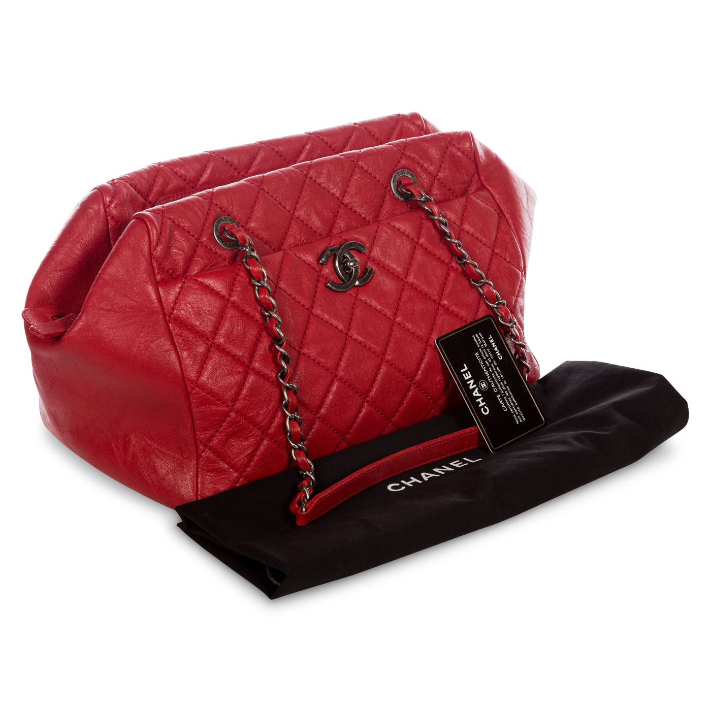 Chanel Quilted Shopper Tote