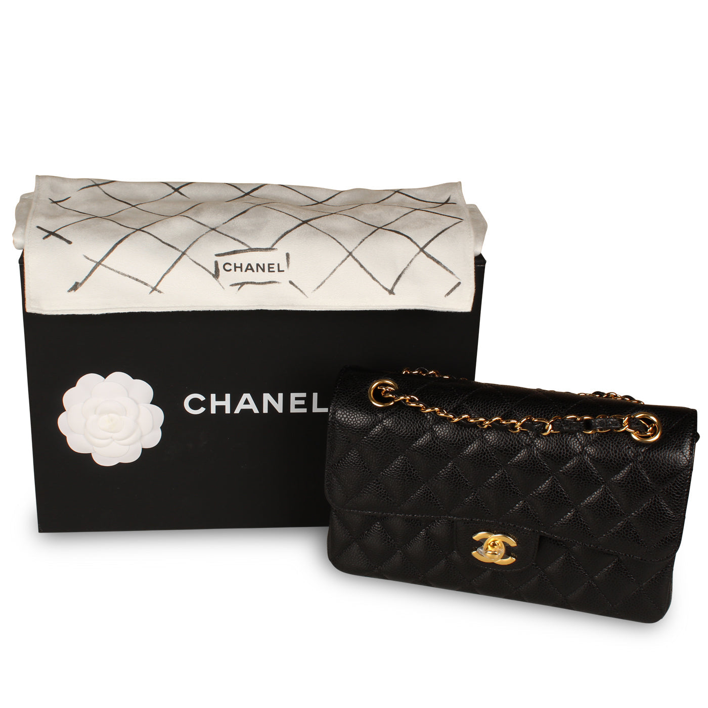 Chanel Black Classic Flap Bag - Small