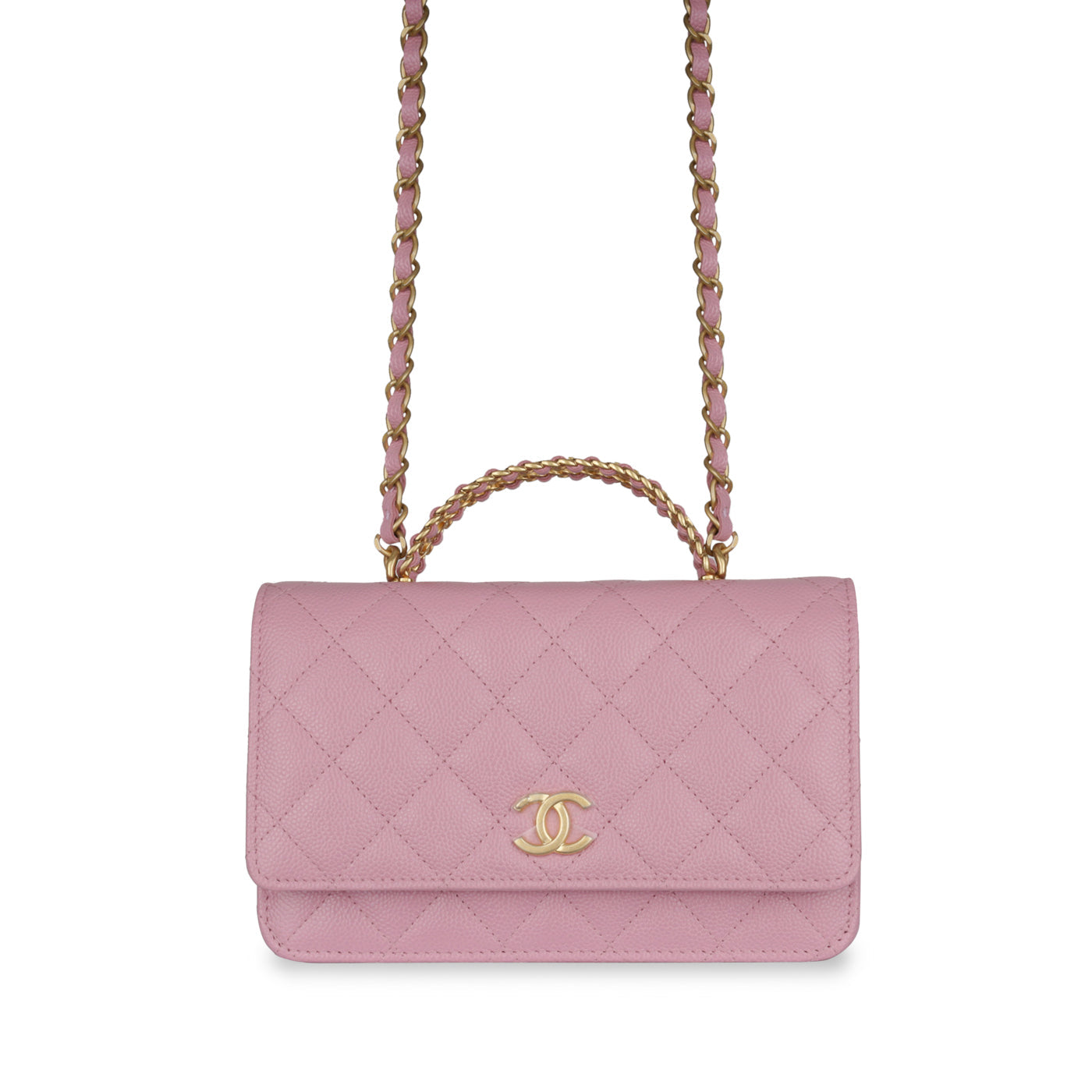 Chanel Top Handle Wallet on Chain
