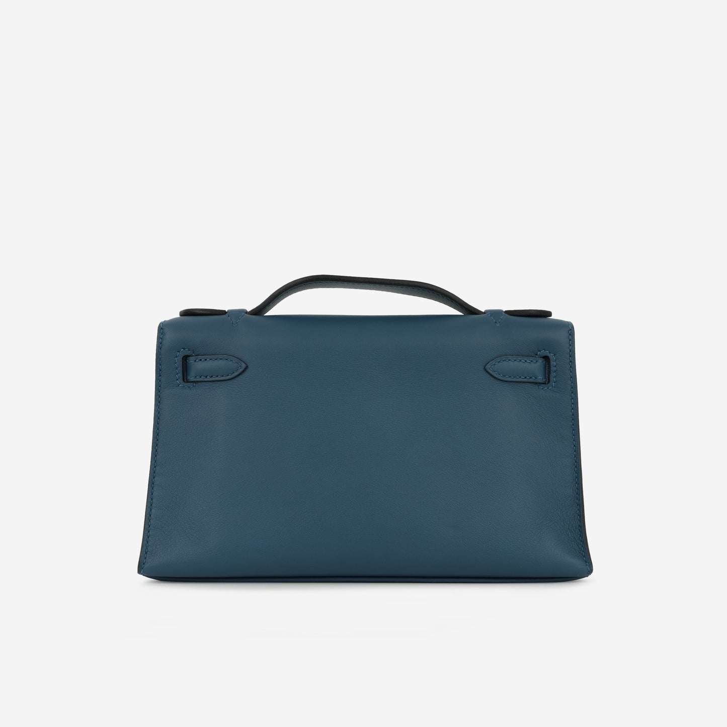 Hermès Kelly Pochette - Bleu Colvert Swift | Palladium Hardware
