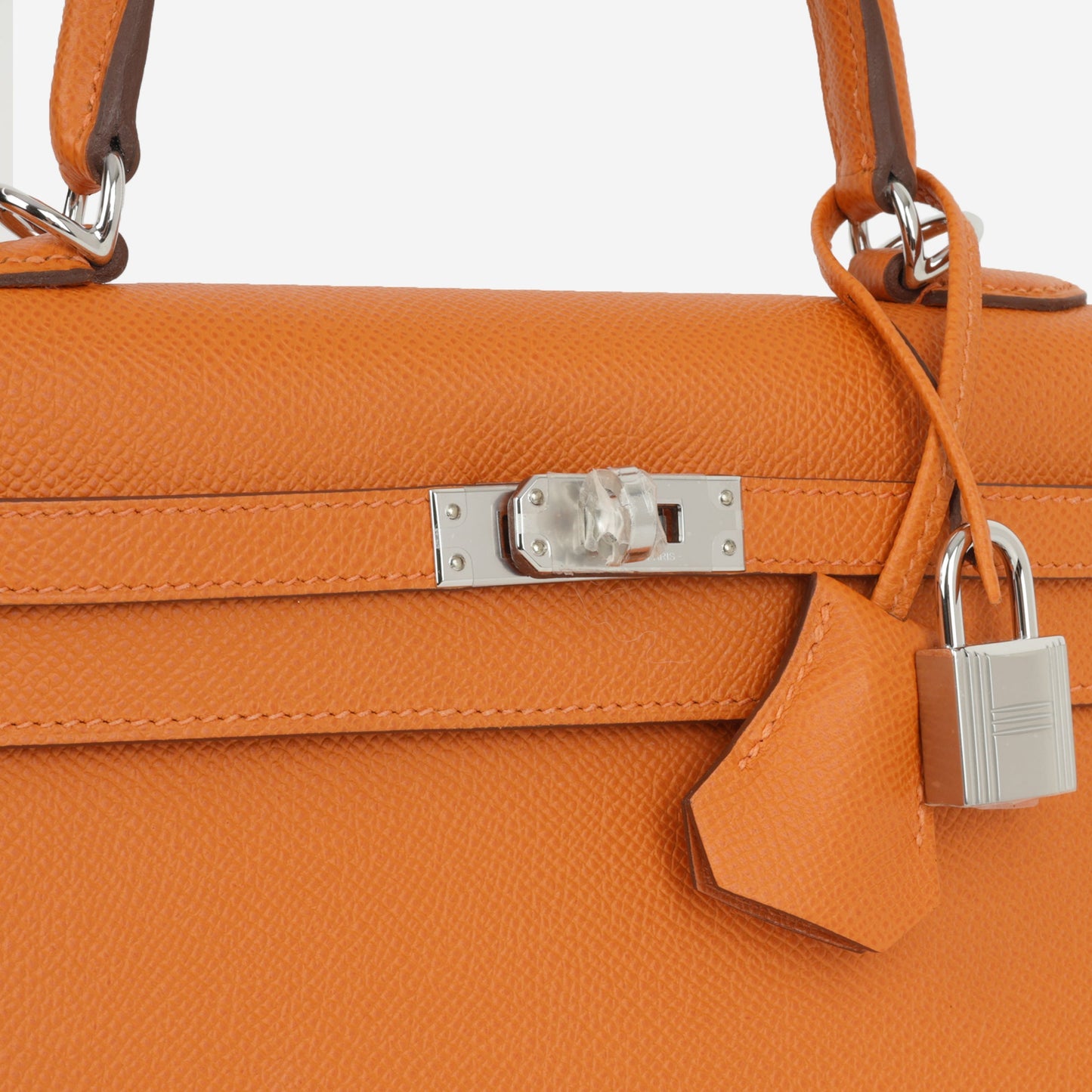 Hermès Kelly 25 - Orange Epsom | Palladium Hardware (NWT)