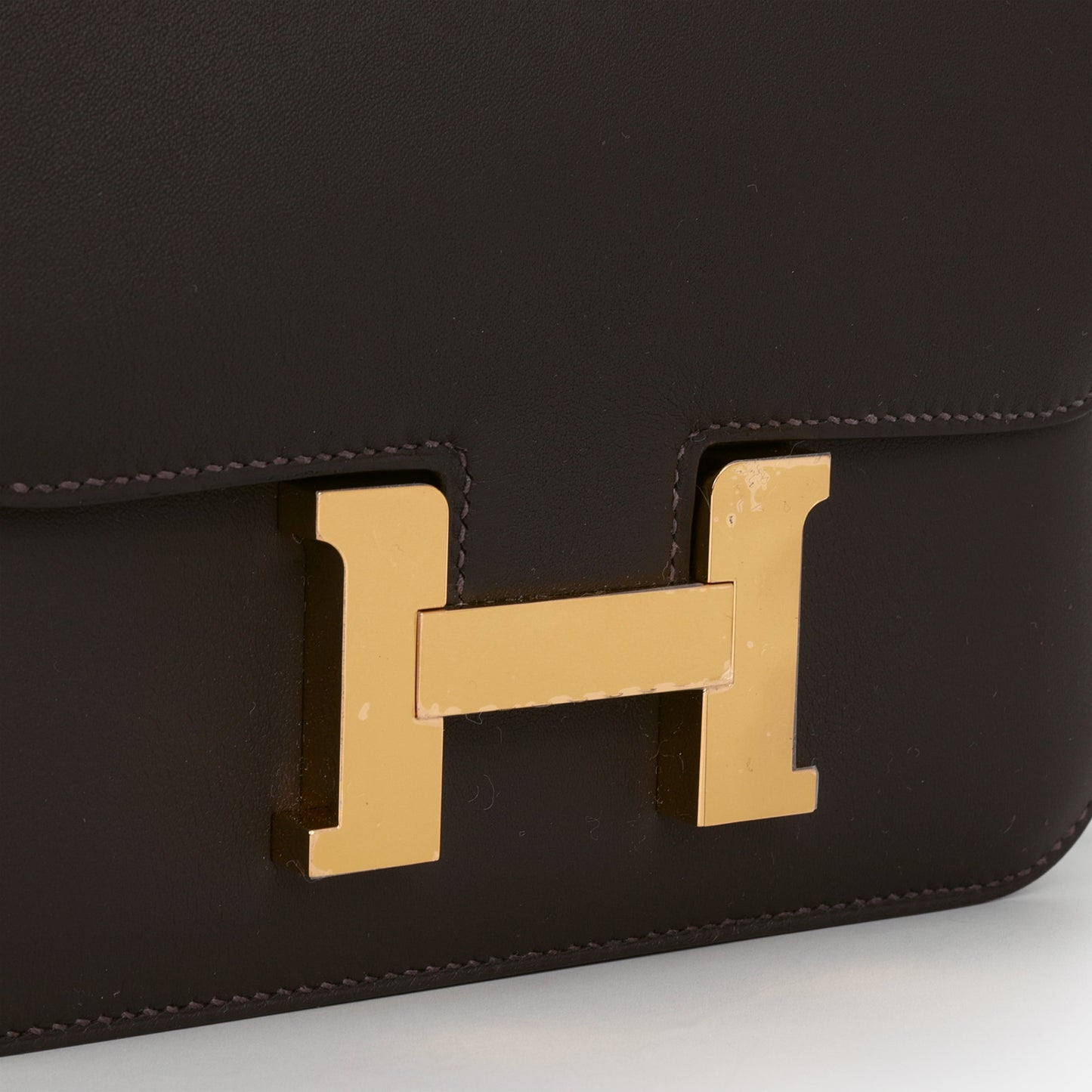 Hermès Constance 18 - Bai Brun Swift | Gold Hardware