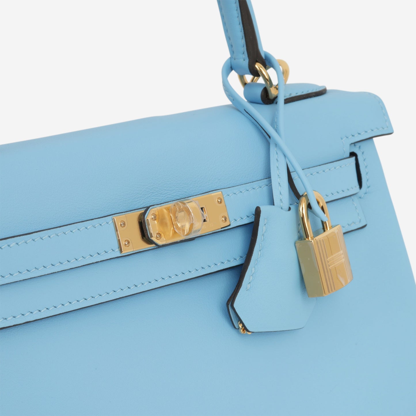 Hermès Kelly 25 - Celeste Swift | Gold Hardware