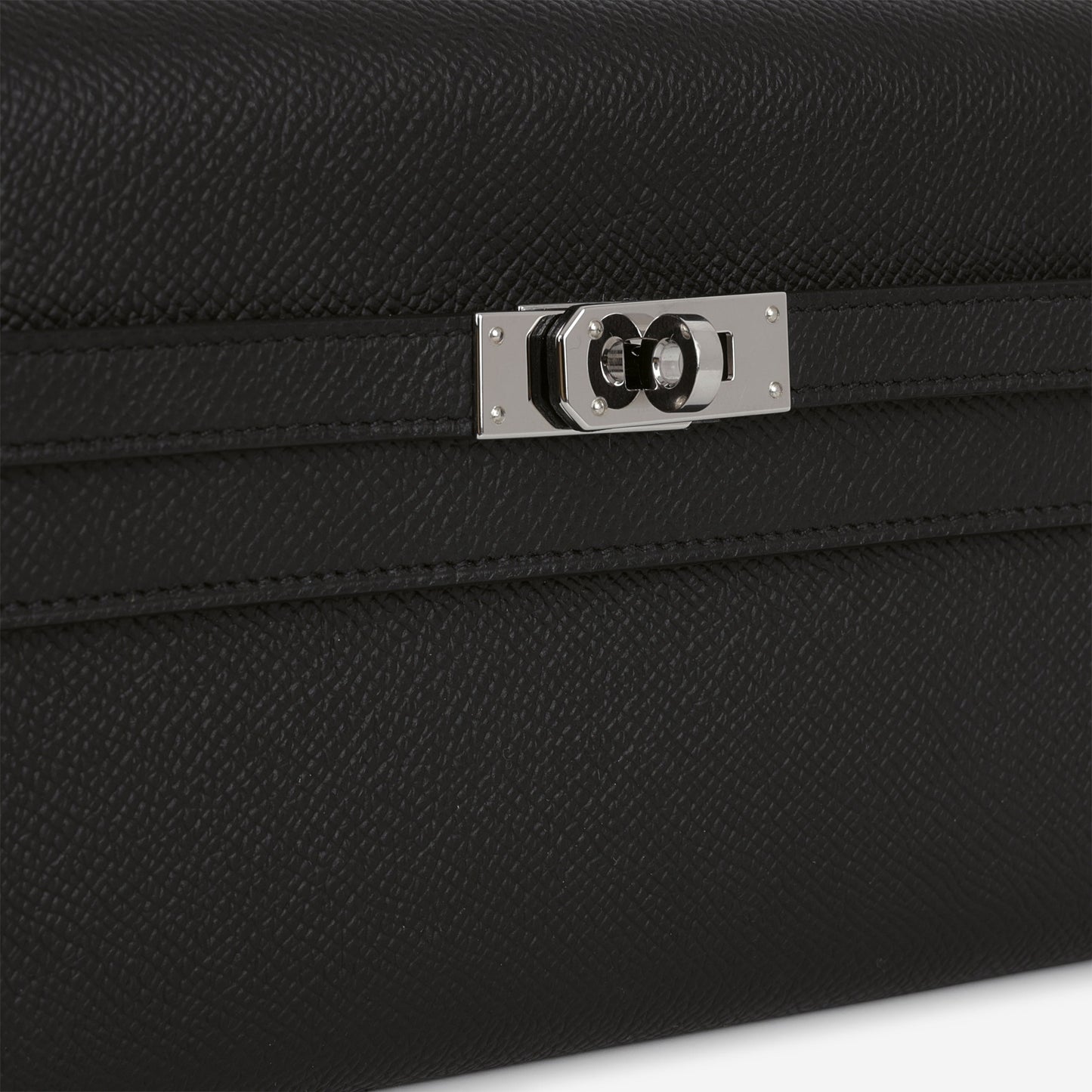 Hermès Kelly To Go Wallet - Black Epsom | Palladium Hardware
