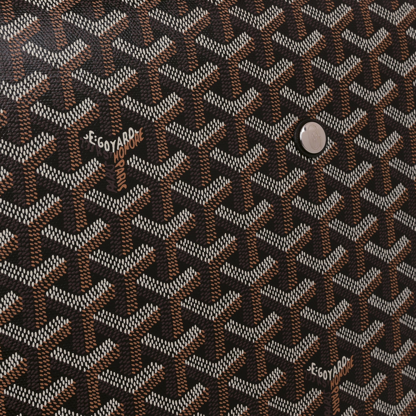 Goyard Capetien MM Messenger Bag - Black Goyardine | Palladium Hardware