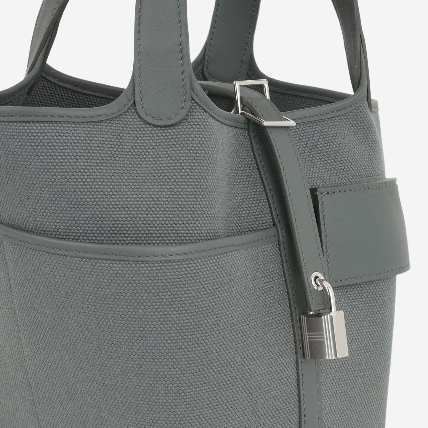 Hermès Picotin 18 Cargo - Vert Mangrove Canvas / Swift | Palladium Hardware