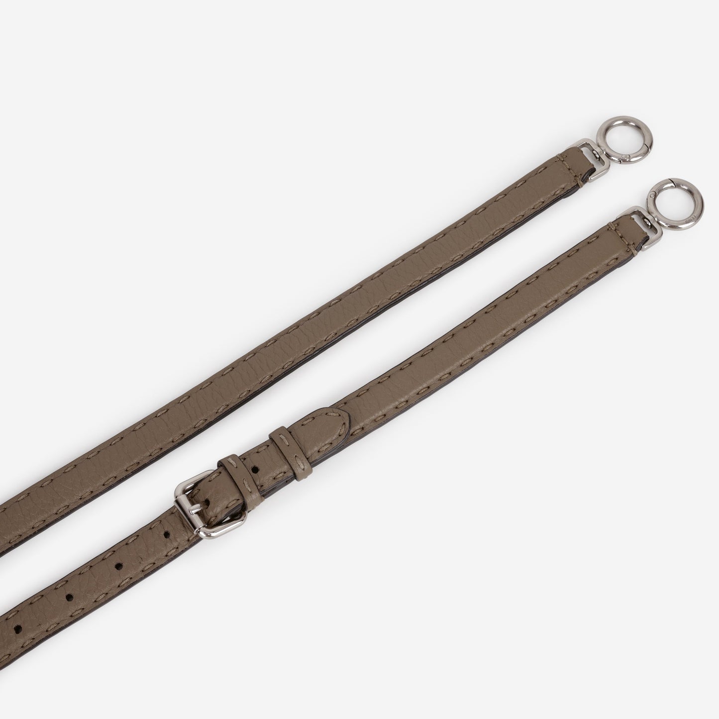 Fendi Small Peekaboo ISeeU - Taupe Taurillon | Silver Hardware