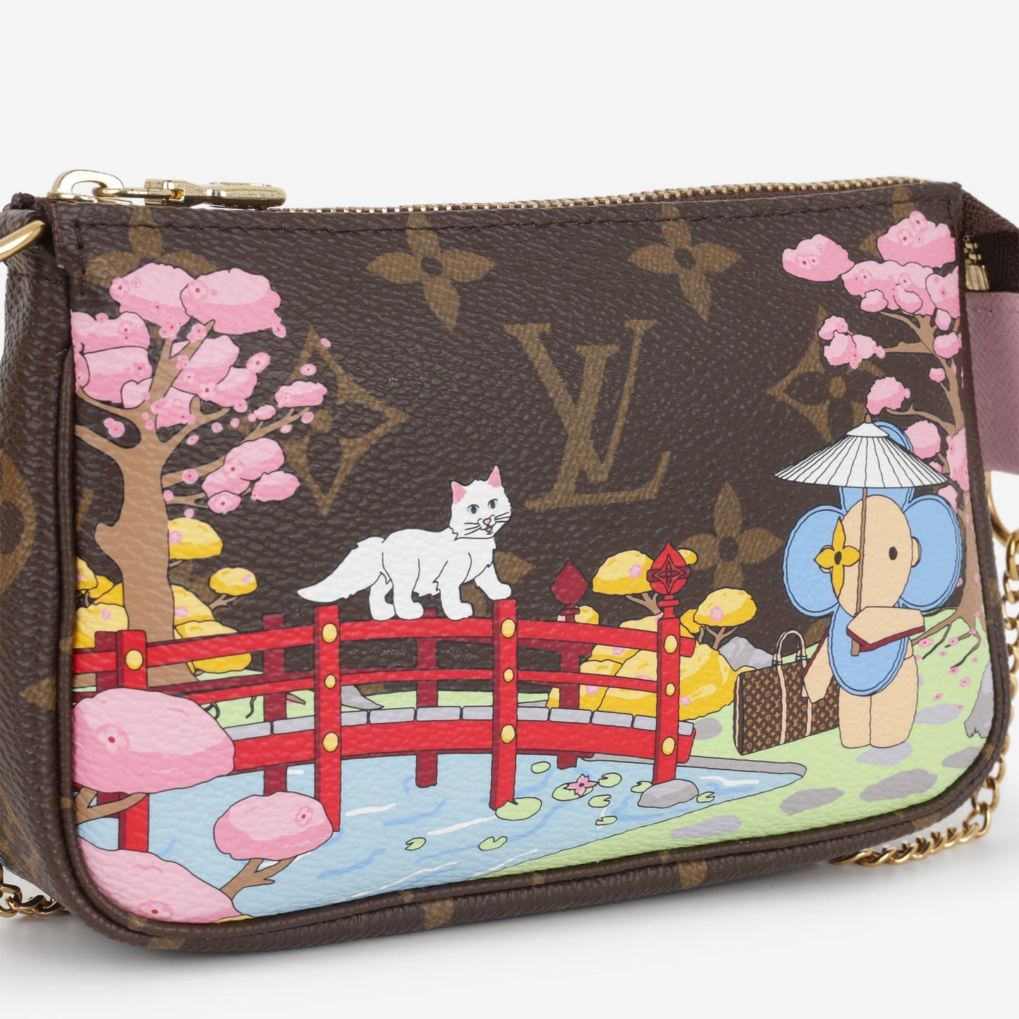 Louis Vuitton Mini Pochette Accessoires - "Vivienne in Japan" Monogram | Gold Hardware