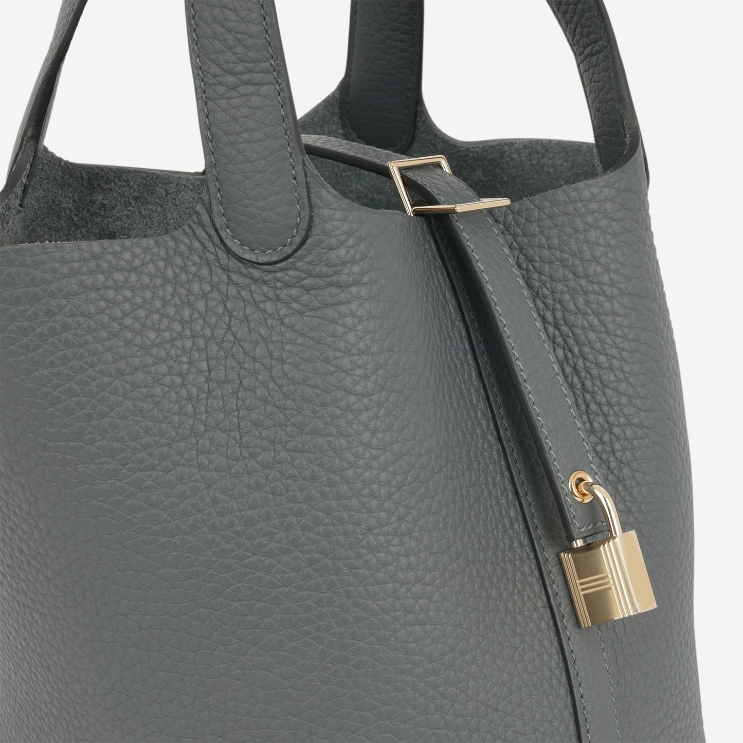 Hermès Picotin 18 - Gris Misty Clemence | Permabrass Hardware