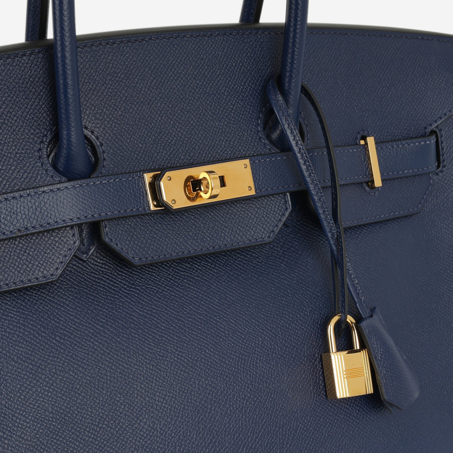 Hermès Birkin 35 - Bleu Saphir Epsom Retourne | Gold Hardware