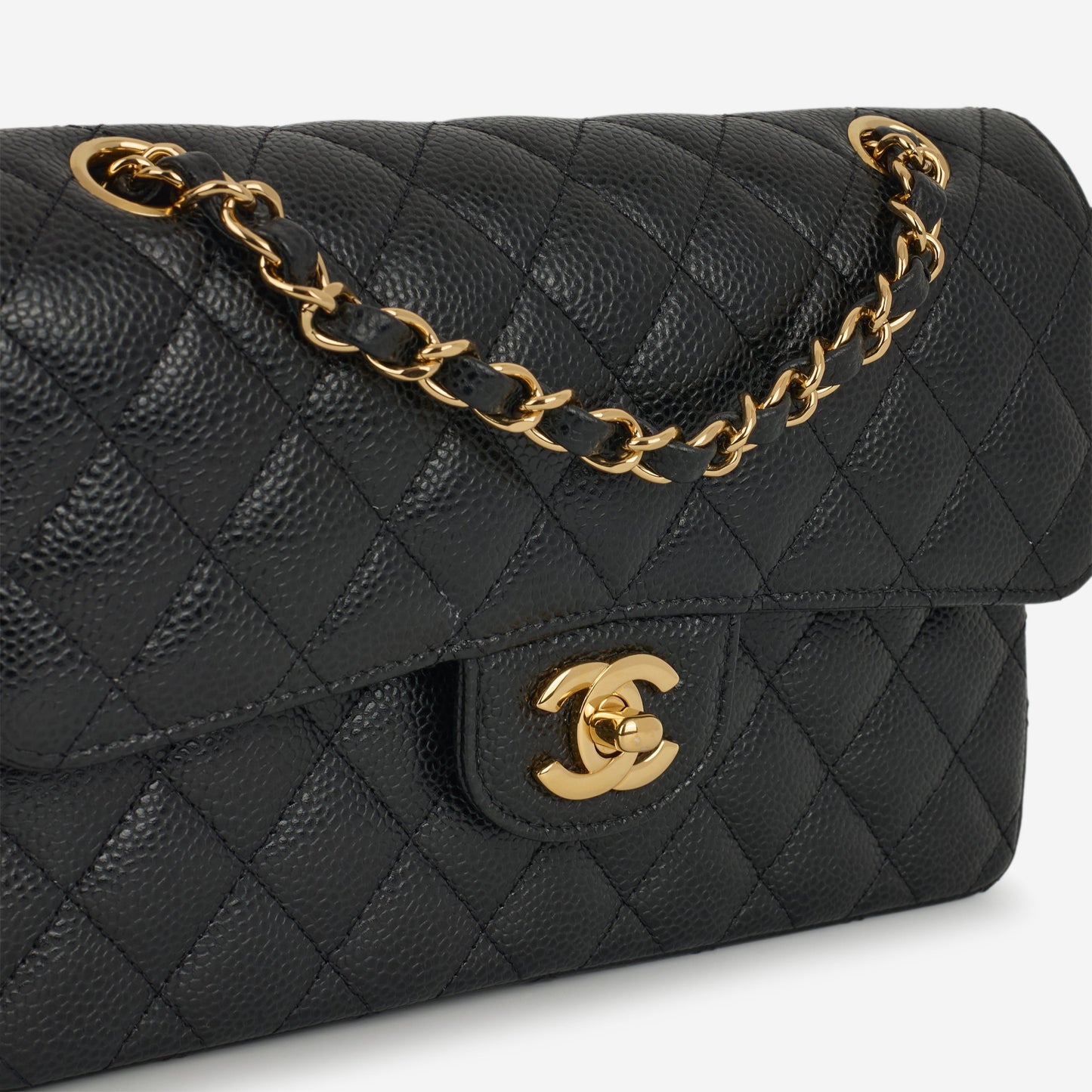 Chanel Small Classic Flap - Black Caviar | Gold Hardware
