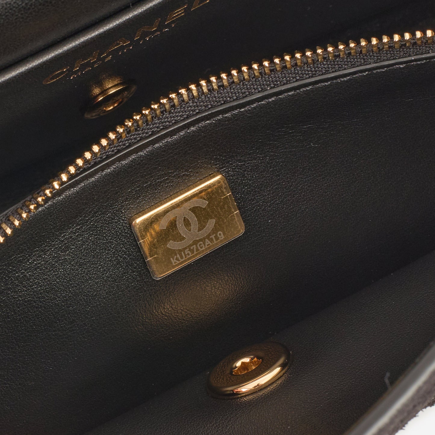 Chanel SS26 Medium Flap - Black Suede | Gold Hardware
