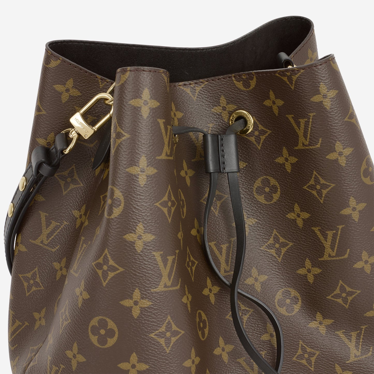 Louis Vuitton NeoNoe MM - Monogram Black Trim | Gold Hardware