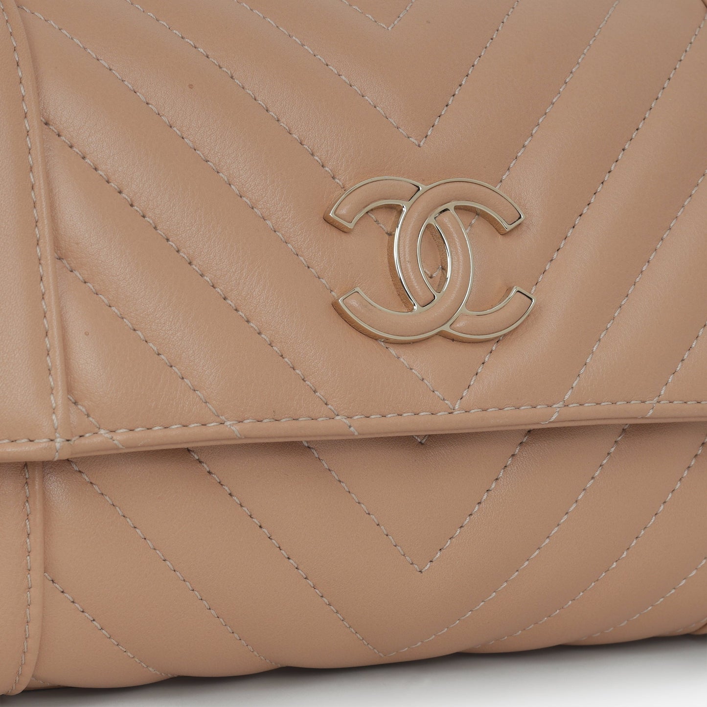 Chanel Small Daily Flap - Caramel Lambskin | Champagne Gold Hardware