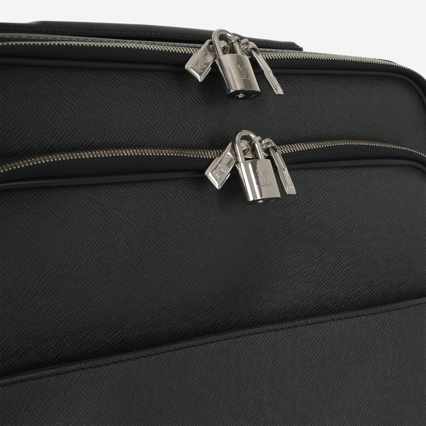Louis Vuitton Pégase 55 Suitcase - Black Taiga Leather | Silver Hardware