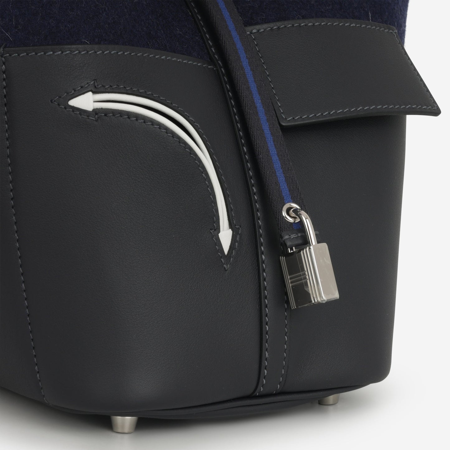 Hermès Picotin 18 Go Team - Caban / Bleu Nuit / Bleu de France | Palladium Hardware